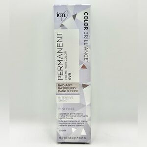Ion Permanent Creme Hair Color - 6VR Radiant Raspberry Dark Blonde 2.05 oz.